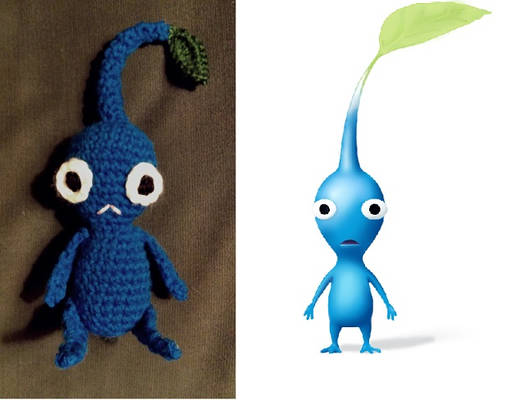 Blue Pikmin Handmade Amigurumi