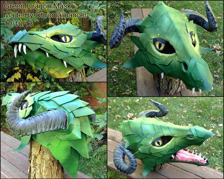 Green Dragon Mask