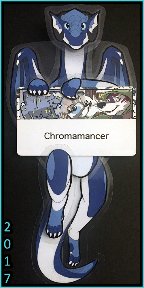Chroma Hinged Badge by Chromamancer