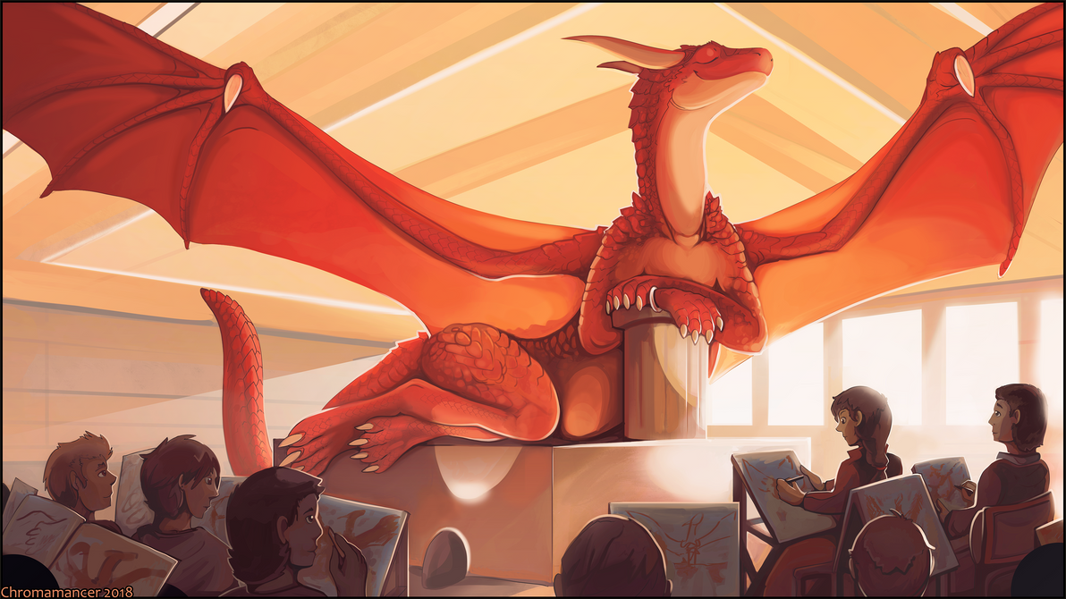 Figure Drawing Class by Chromamancer