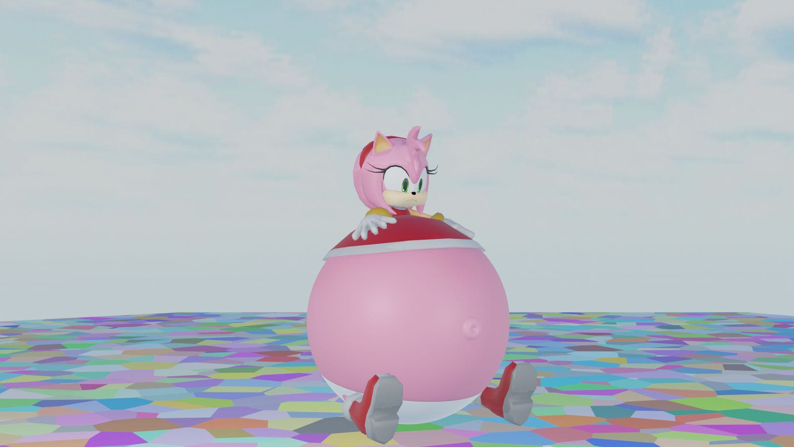 Amy by BellyInflation6 on DeviantArt