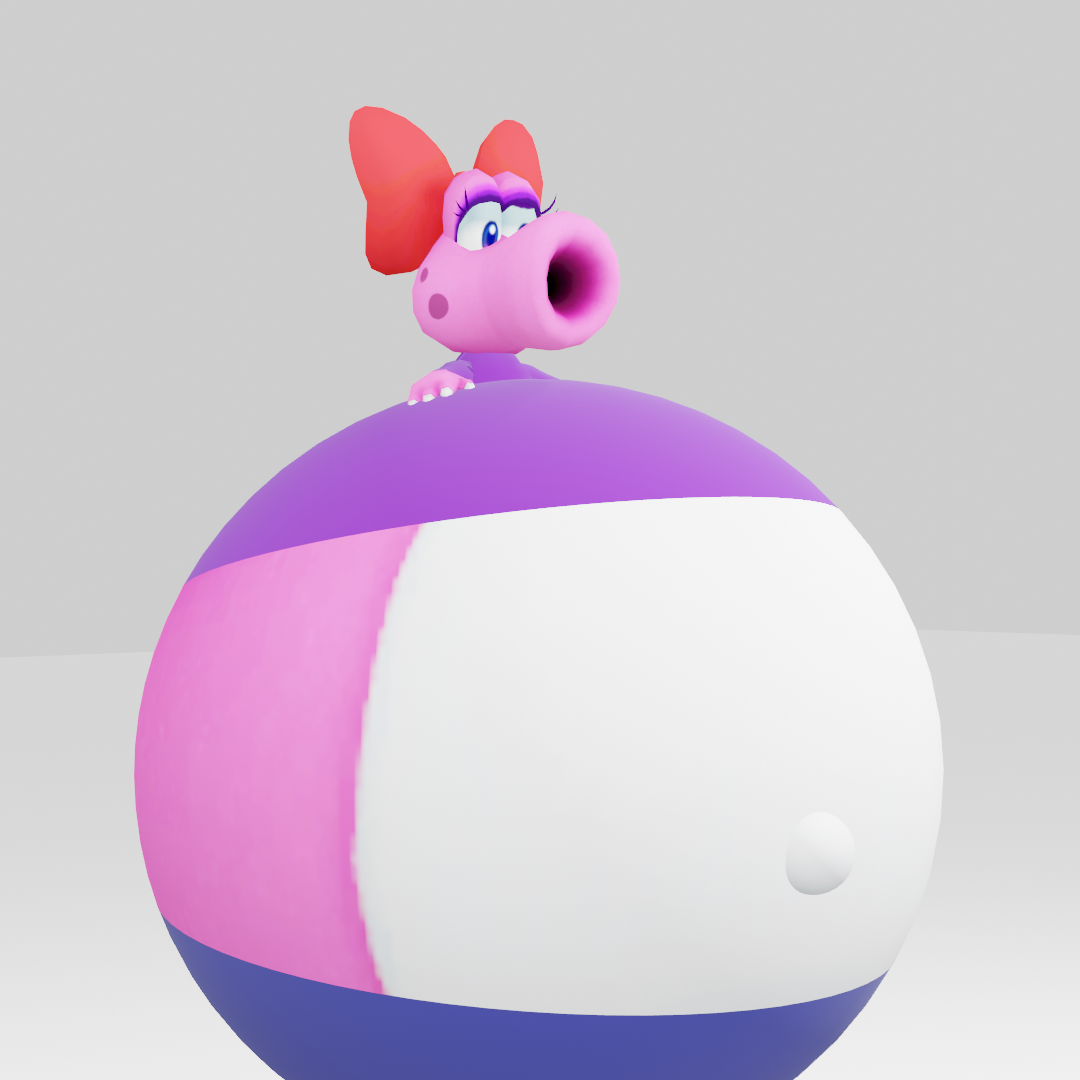 Bloated Birdo by BellyInflation6 on DeviantArt