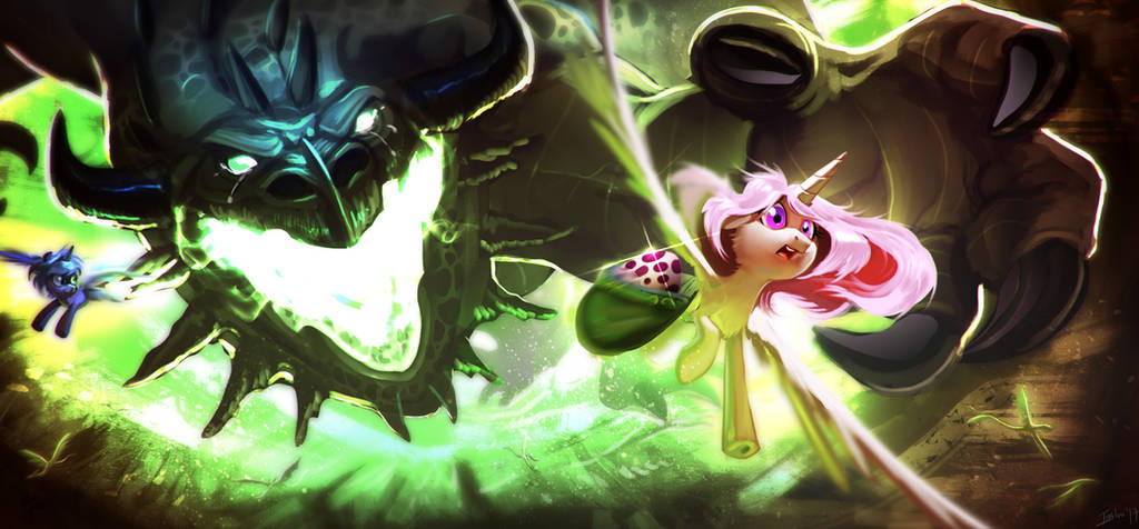 Flight of the robber by Imalou