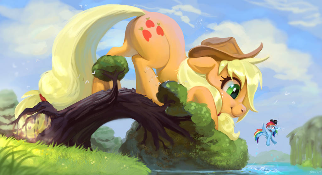 Sunshine and celery stalks by Imalou