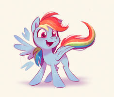 Rainbow Dash being cute GONE WRONG