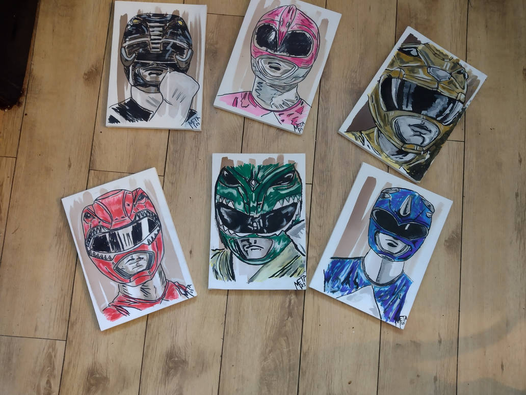 The mighty morphing power rangers team up by aberdeenpicker on DeviantArt