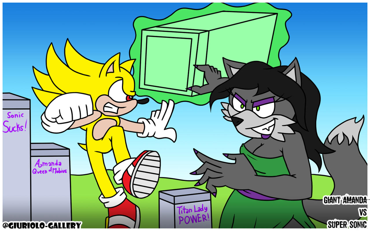 ArtTrade Giant Amanda VS Super Sonic By Giuriolo Gallery On DeviantArt arttrade-giant-amanda-vs-super-sonic-by-giuriolo-gallery-on-deviantart