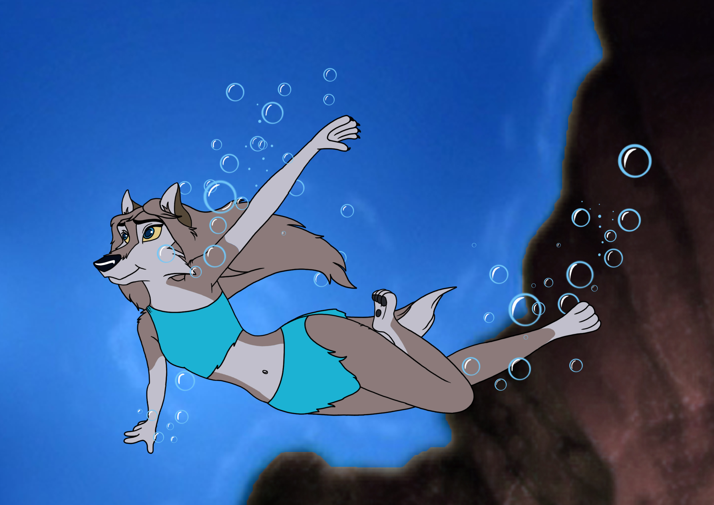 Aleu in the Blue Lagoon