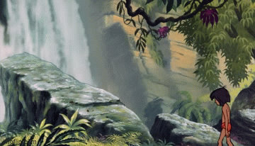 Mowgli Wandering the Jungle GIF #4