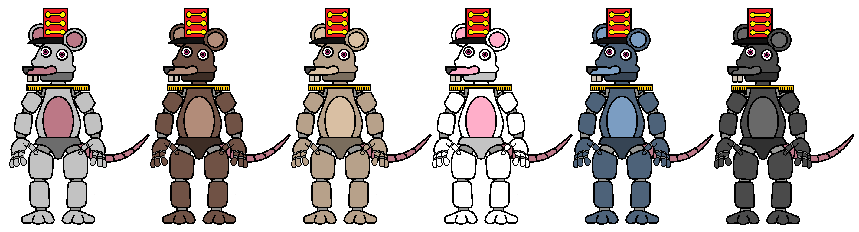 Animatronic #49: The Marching Rat Band by GhostViper55 on DeviantArt