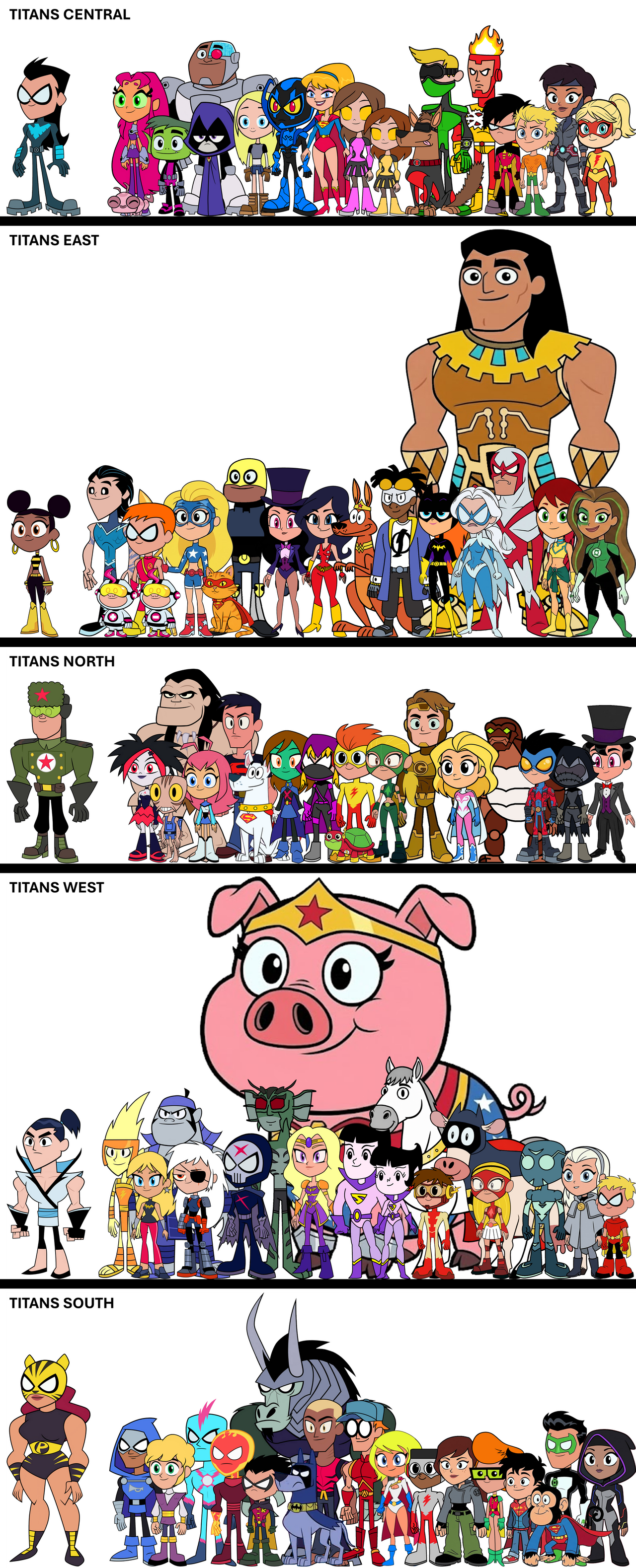 Teletech Titans Teen Titans Team Members