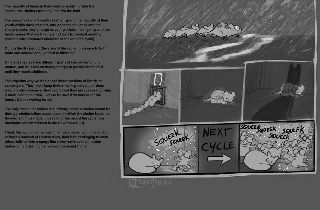 Rain World Creature Headcannons by PeculiurPerennial on DeviantArt