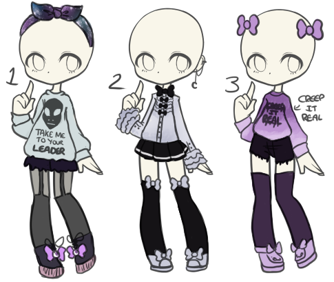 Clothing adopt set 1 CLOSED