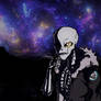 G Sans enjoying the stars