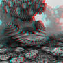 Misty trees Anaglyph
