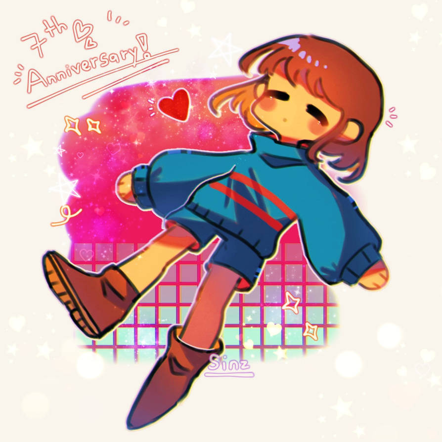 Simple art for Undertale 7th's anniversary by ChellawSinz05 on DeviantArt