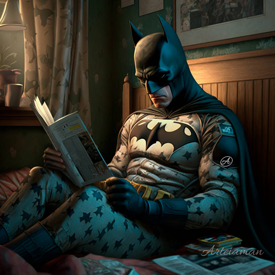 Batman Needs To Read Before Going To Sleep By Arteiaman On DeviantArt batman-needs-to-read-before-going-to-sleep-by-arteiaman-on-deviantart