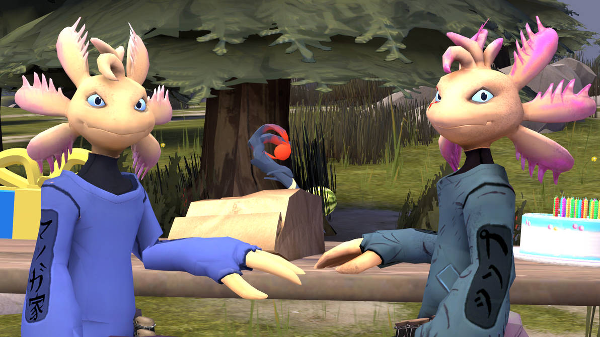 Axols 5th Anniversary by FranciscoJRG10 on DeviantArt