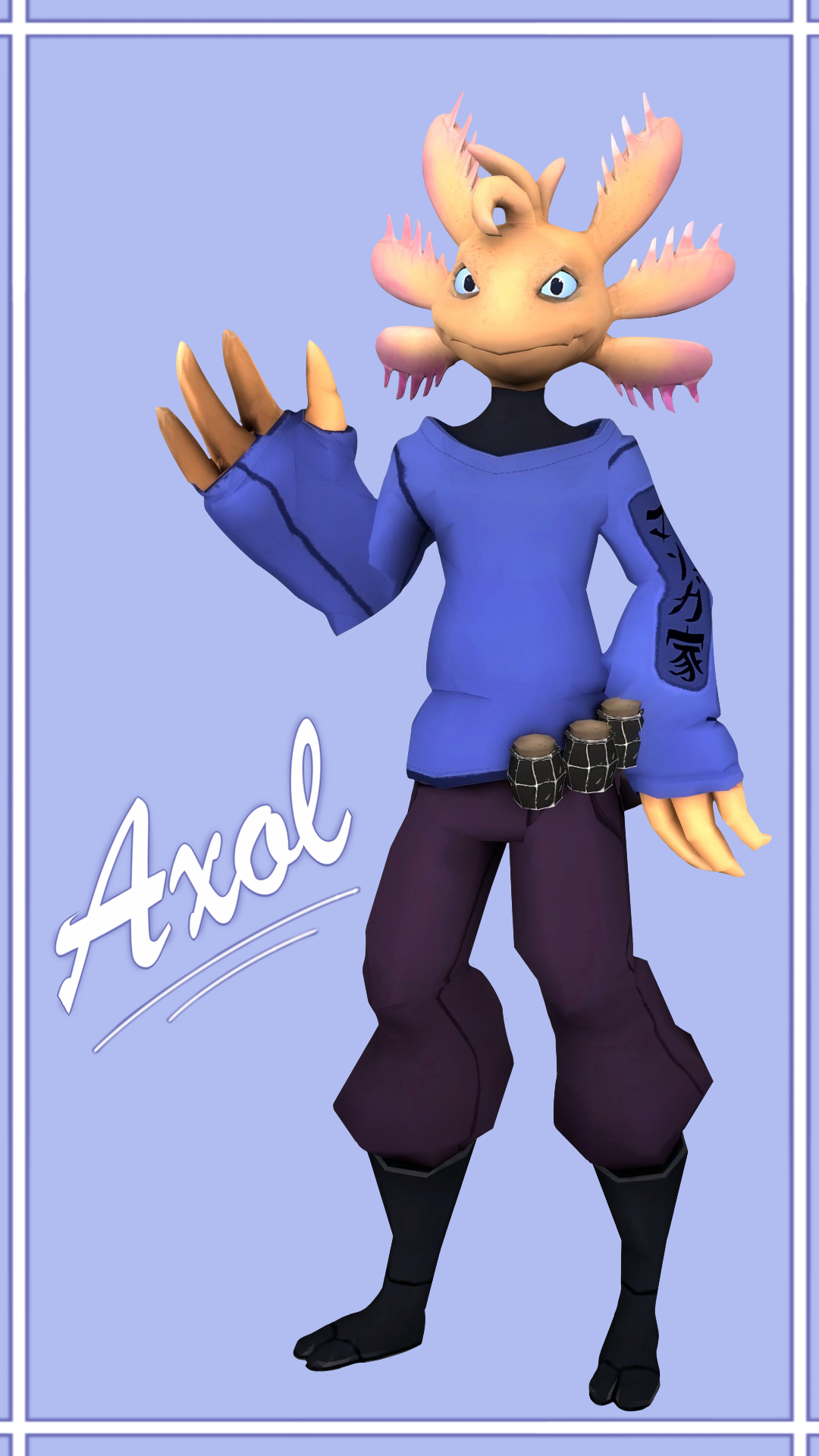 Axol the Manga Artist by FranciscoJRG10 on DeviantArt