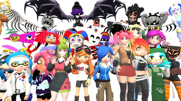 SMG4 X Glitch Girls
