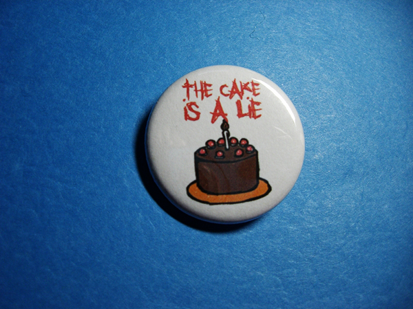 Cake is a Lie Button