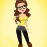 Hipster Belle Pin-Up