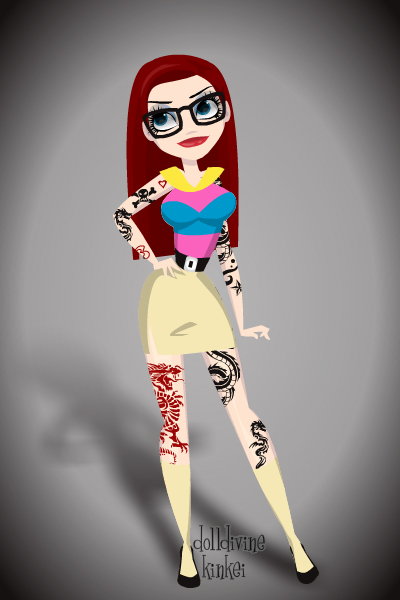 Hipster Sally Pin-Up