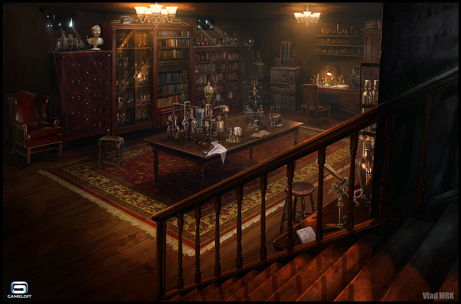 Steampunk Laboratory by VladMRK on DeviantArt