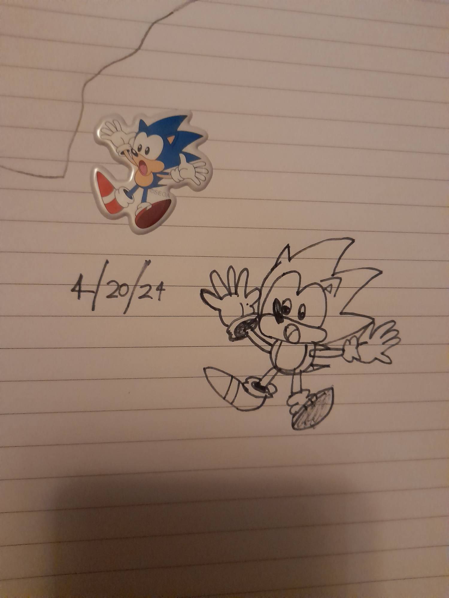 Redraws Sticker Sonic Sticker Redraw! by SonicbroStudios2008 on DeviantArt