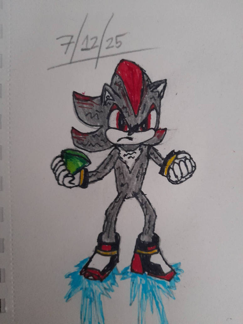 Shadow Emerald Movie Shadow with Emerald by SonicbroStudios2008 on DeviantArt