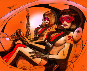 Bladerunner Replicant Girls by stvkar