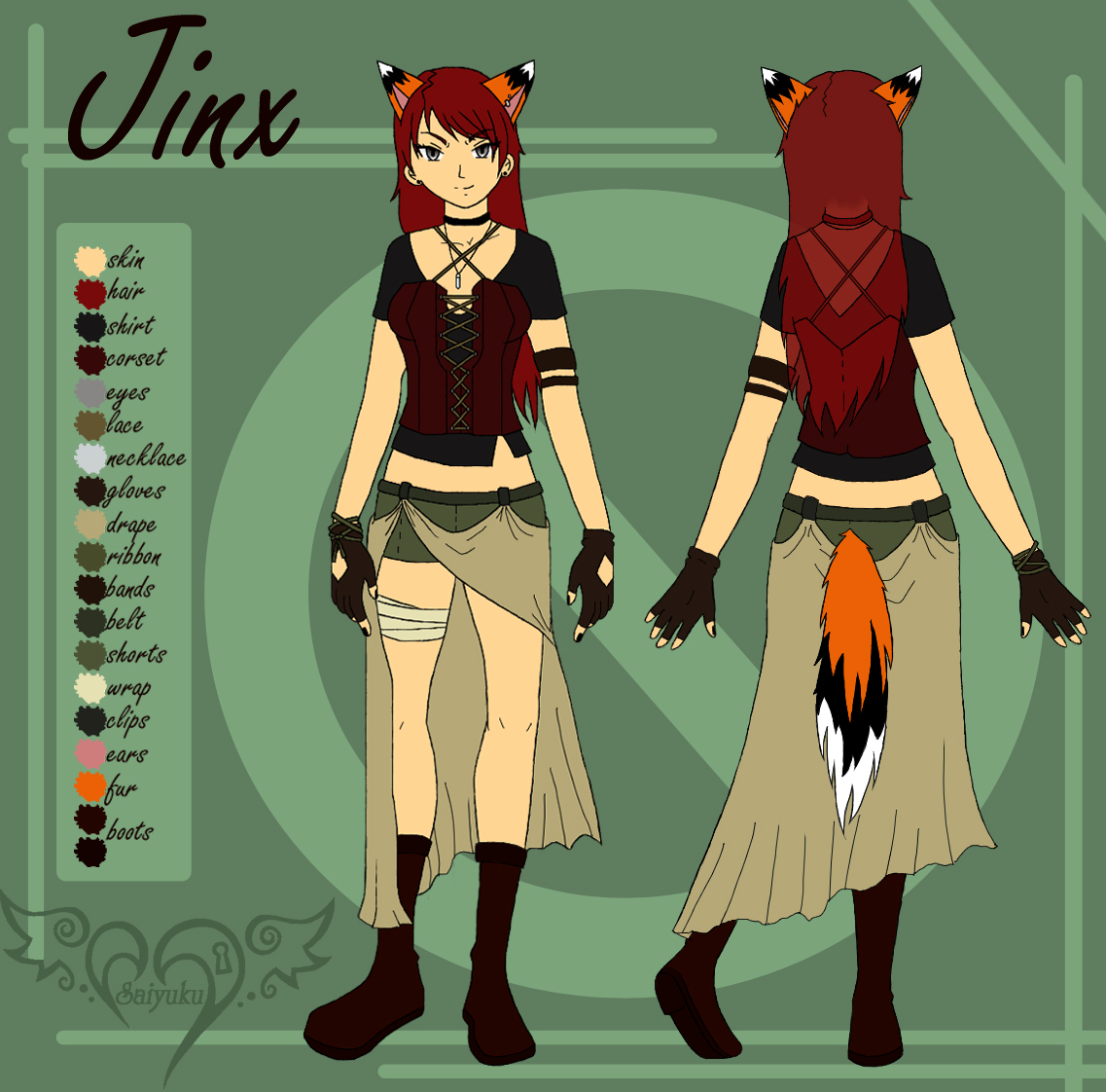 Jinx Reference Sheet