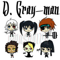 D. Gray-man Chibis