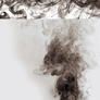 Black smoke - Stock image and transparent png