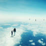 Heaven's already here above the clouds