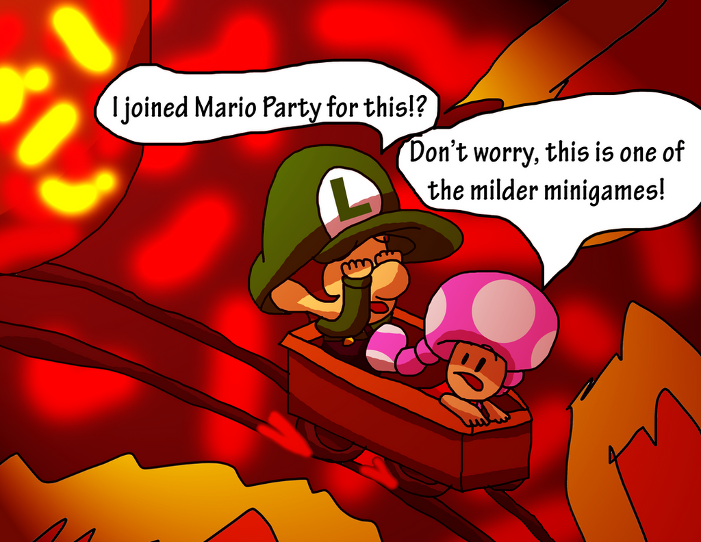 Mario Party is Violent by BabyLuigiOnFire on DeviantArt