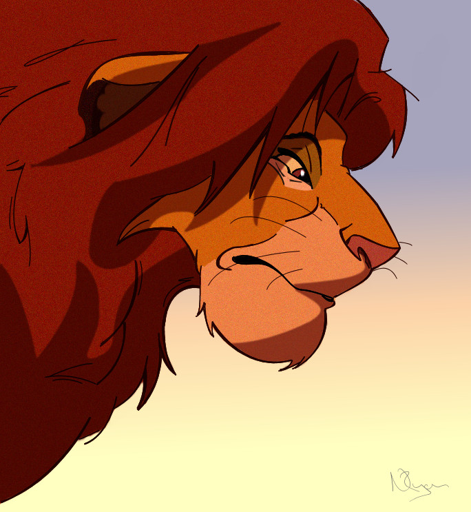 Spooky Simba Comic Style Simba by Nollaig on DeviantArt
