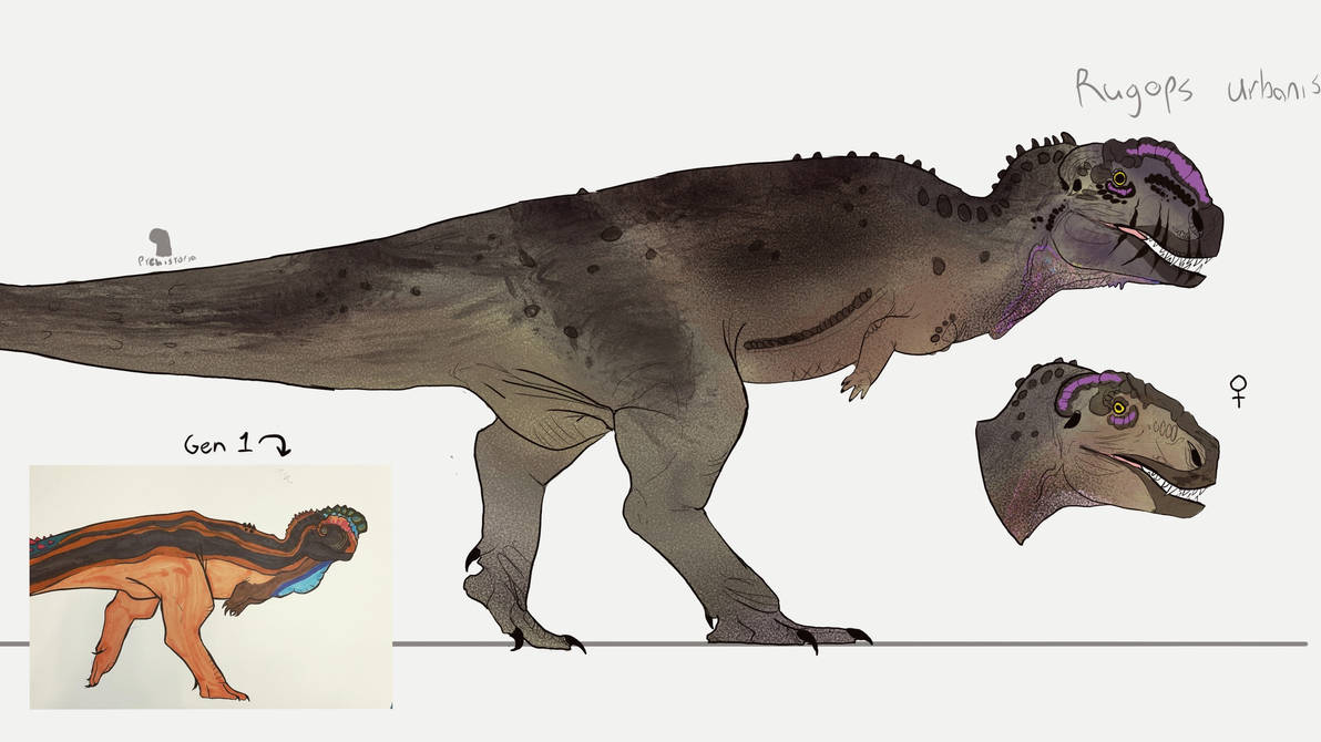 Rugops by PrehistoriaWildlife on DeviantArt