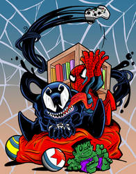 Venom and Spidey Chibies