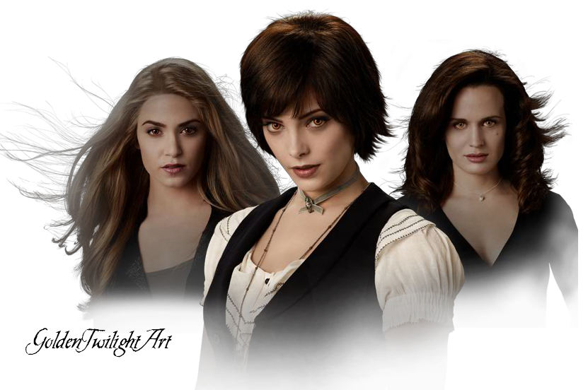 Alice Cullen, Esme Cullen, Rosalie Cullen by GoldenTwilightArt on(01)
