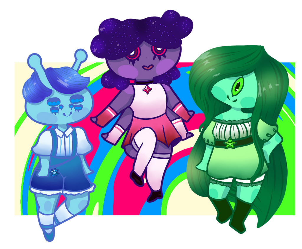 magical alien girls by DrueDoodles on DeviantArt