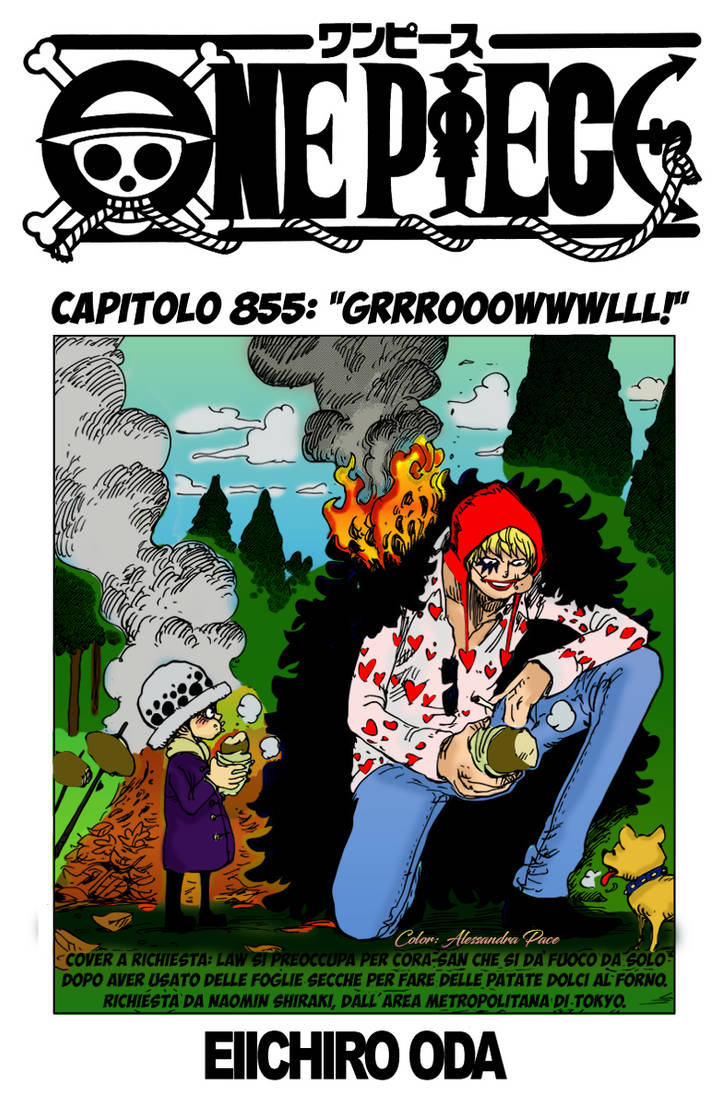 One Piece Cover Chapter 855 Colirize By Almachiaraalex On Deviantart