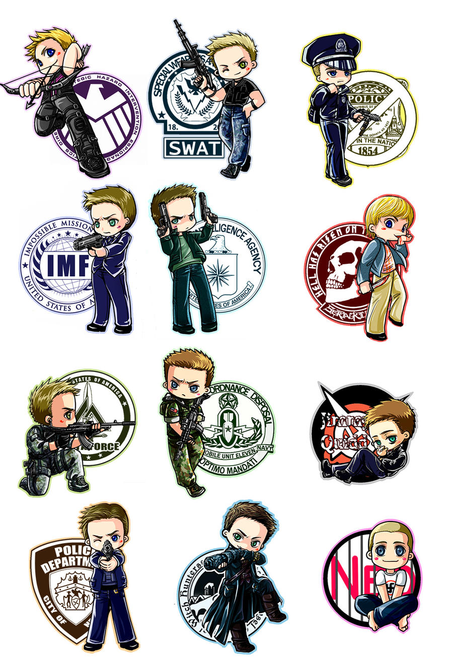 Chibis - Jeremy Renner