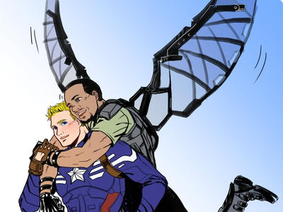 Sam Steve R Sam / Steve by kingbirdkathy on DeviantArt