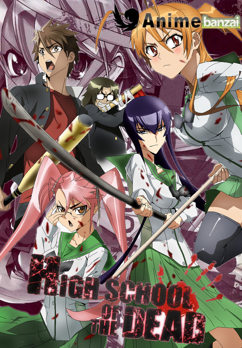 High School Of The Dead anime High School Of The Dead Poster for Sale by  Simonaigueroa