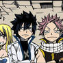 Fairy Tail Chapter 266-Erza,Gray,Natsu,Lucy,Elman