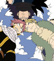 Fairy Tail-Natsu,Gajeel and Sting