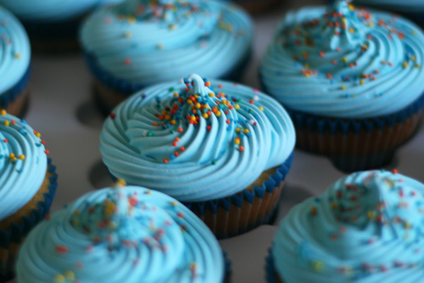 Cupcakes- Blue Explosion