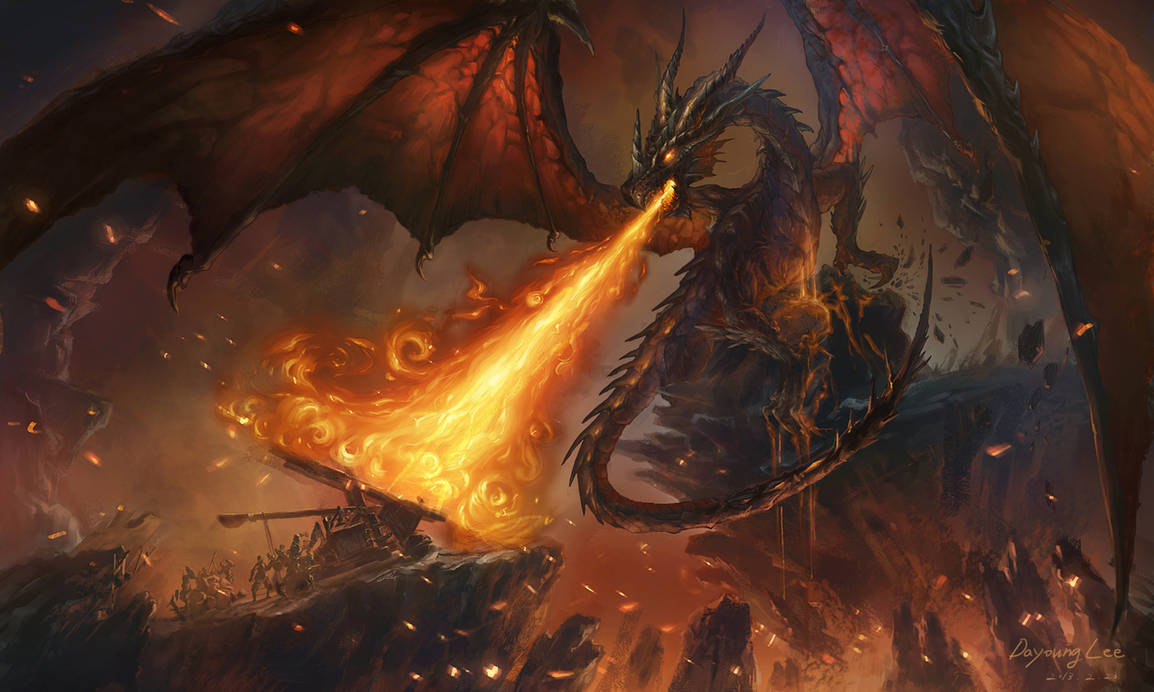 Дракон темного пламени. Огненный дракон Гондолина. Рюдзин дракон. Дракон в огне. Пламя дракона.