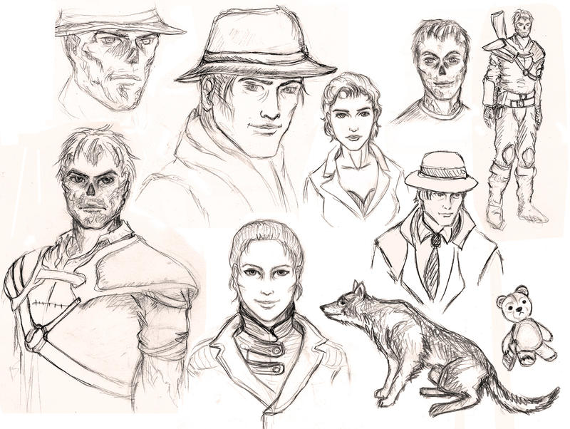 fallout sketches by Milulya on DeviantArt